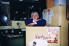 Ruth Dorrough; in kitchen of West Avenue House in Canandaigua